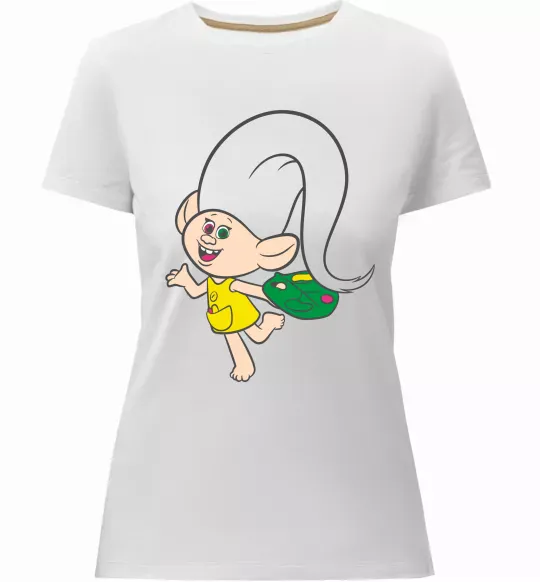 Женская премиум футболка Харпер Белый фото