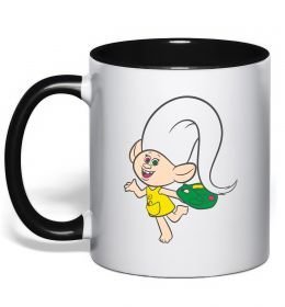 Чашка з кольоровою ручкою Харпер