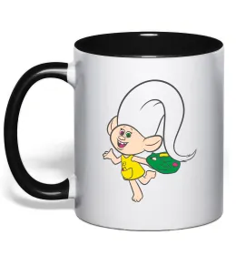 Чашка с цветной ручкой Чашка с цветной ручкой