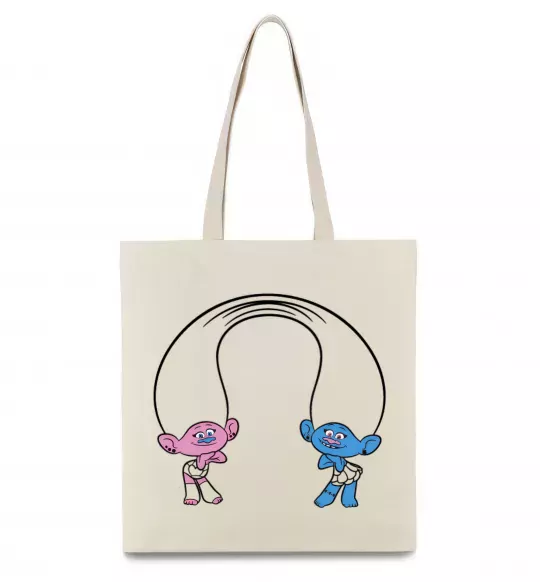 Еко-сумка Сатинка и Синелька Бежевий фото