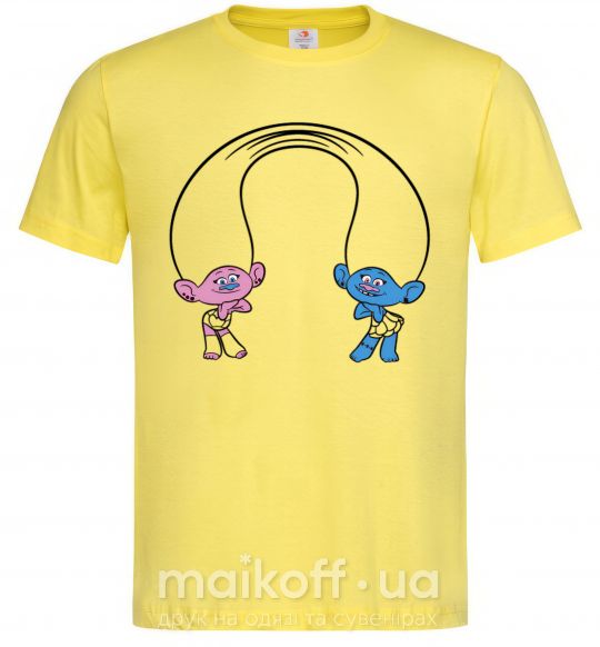Мужская футболка Сатинка и Синелька Лимонный фото