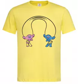 Мужская футболка Сатинка и Синелька Лимонный фото