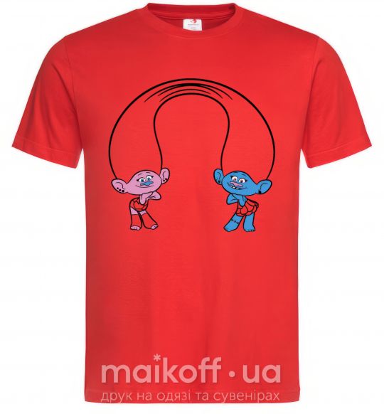 Мужская футболка Сатинка и Синелька Красный фото