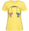 Женская футболка Сатинка и Синелька Лимонный фото