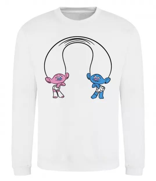 Світшот Сатинка и Синелька Білий фото