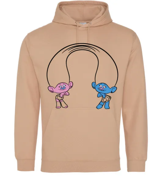 Чоловіча толстовка (худі) Сатинка и Синелька Пісочний фото