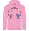 Женская толстовка (худи) Сатинка и Синелька Розовый фото