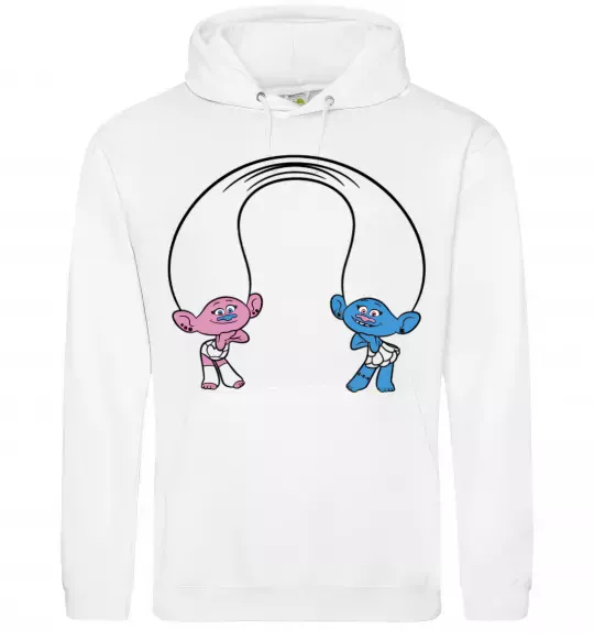 Женская толстовка (худи) Сатинка и Синелька Белый фото