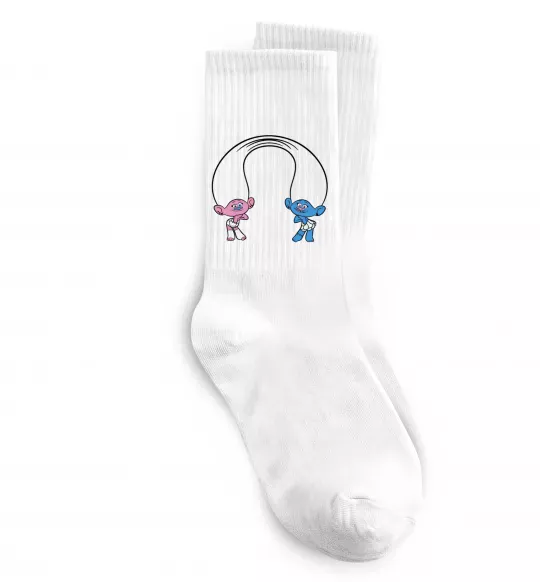 Шкарпетки Сатинка и Синелька Білий фото