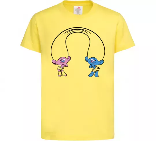 Дитяча футболка Сатинка и Синелька Лимонний фото