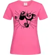 Жіноча футболка Панда По нападає Яскраво-рожевий фото