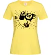 Жіноча футболка Панда По нападає Лимонний фото