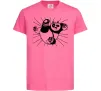 Дитяча футболка Панда По нападає Яскраво-рожевий фото
