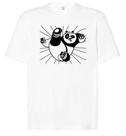 Футболка Оверсайз Панда По нападає