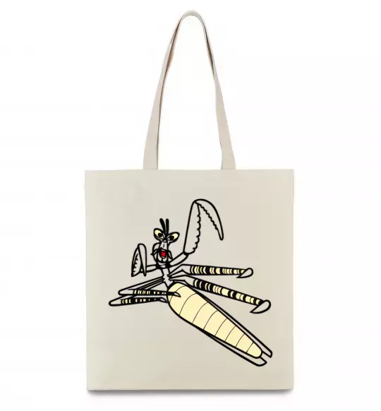 Эко-сумка Майстер Богомол Бежевый фото