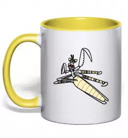 Чашка з кольоровою ручкою Чашка з кольоровою ручкою