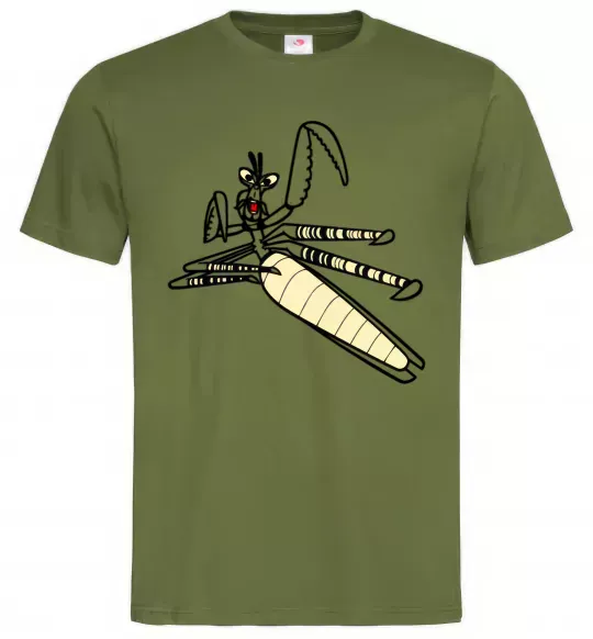 Чоловіча футболка Майстер Богомол Оливковий фото