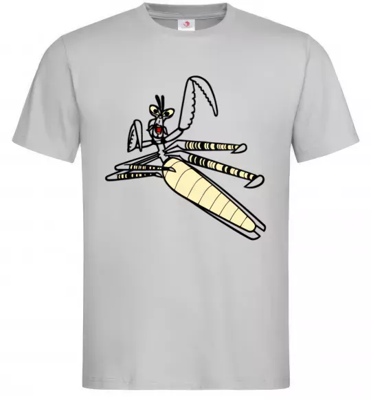 Чоловіча футболка Майстер Богомол Сірий фото