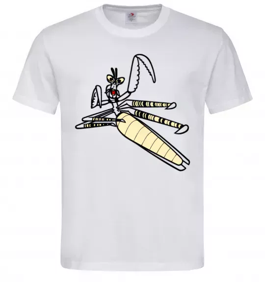 Чоловіча футболка Майстер Богомол Білий фото