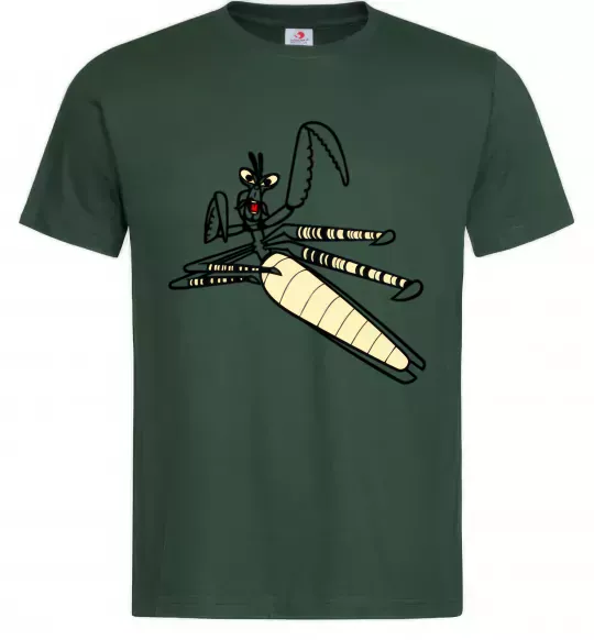 Чоловіча футболка Майстер Богомол Темно-зелений фото