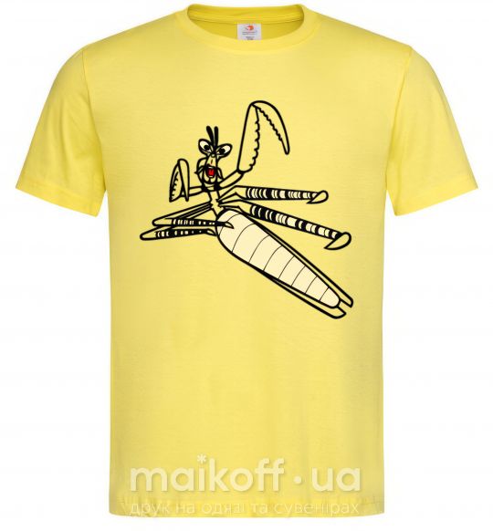 Чоловіча футболка Мастер Богомол Лимонний фото