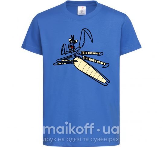 Детская футболка Мастер Богомол Ярко-синий фото