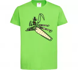 Детская футболка Майстер Богомол Лаймовый фото