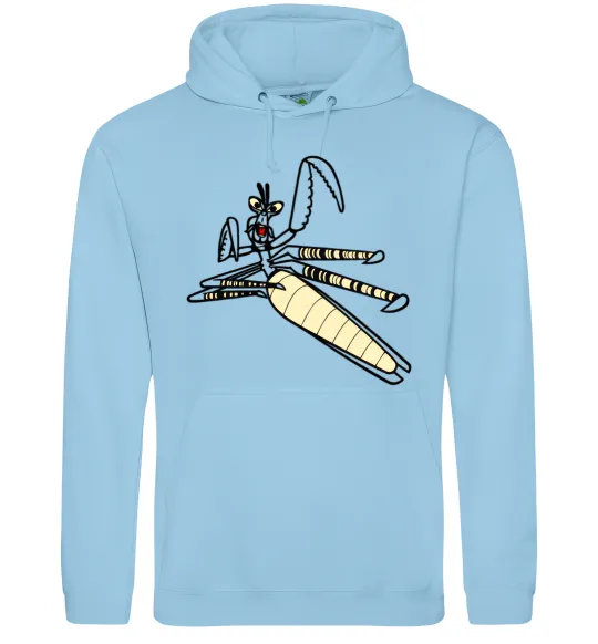 Жіноча толстовка (худі) Майстер Богомол Блакитний фото