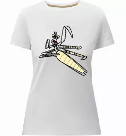 Женская премиум футболка GANGSTA PANDA Белый фото