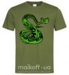Чоловіча футболка Мастер Змея Оливковий фото