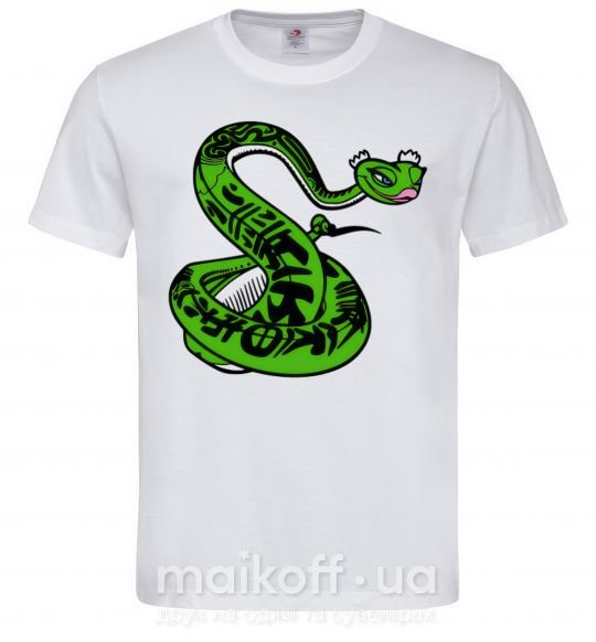 Чоловіча футболка Мастер Змея Білий фото