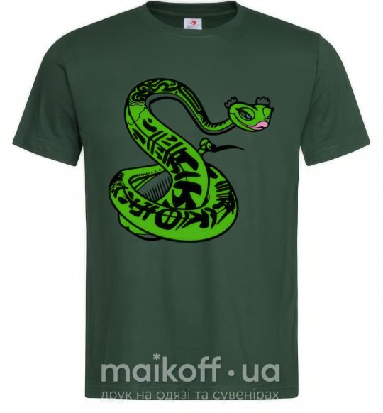 Чоловіча футболка Мастер Змея Темно-зелений фото