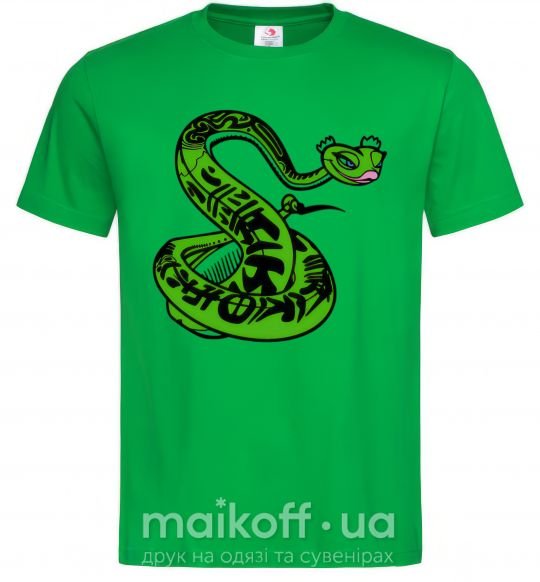 Мужская футболка Мастер Змея Зеленый фото