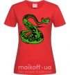 Женская футболка Мастер Змея Красный фото