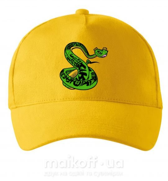 Кепка Мастер Змея Солнечно желтый фото