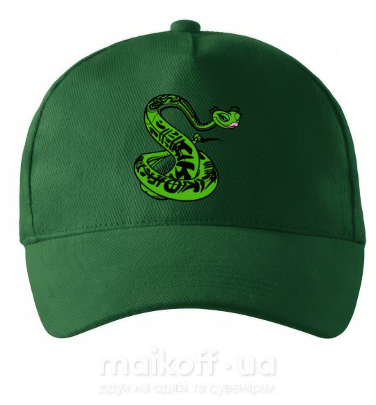 Кепка Мастер Змея Темно-зеленый фото