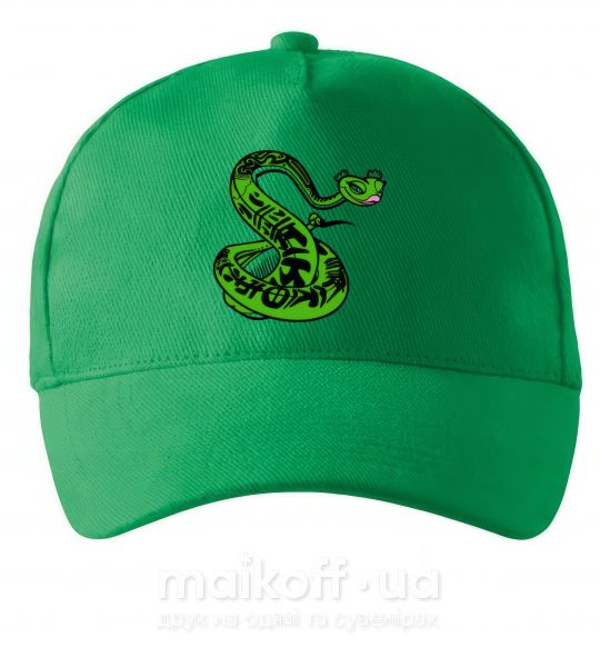 Кепка Мастер Змея Зелений фото