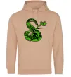 Мужская толстовка (худи) Майстер Змія Песочный фото