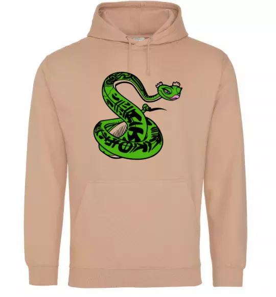 Женская толстовка (худи) Майстер Змія Песочный фото