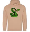 Женская толстовка (худи) Майстер Змія Песочный фото