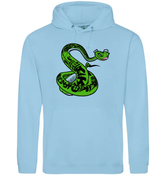 Жіноча толстовка (худі) Майстер Змія Блакитний фото