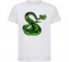 Детская футболка Мастер Змея Белый фото