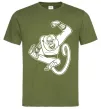 Чоловіча футболка Майстер Мавпа Оливковий Чоловіча футболка Майстер Мавпа Оливковий фото