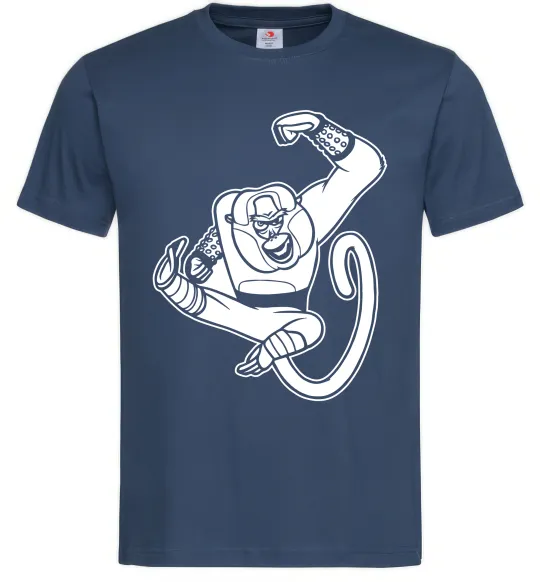 Чоловіча футболка Майстер Мавпа Темно-синій фото