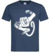 Чоловіча футболка Майстер Мавпа Темно-синій Чоловіча футболка Майстер Мавпа Темно-синій фото