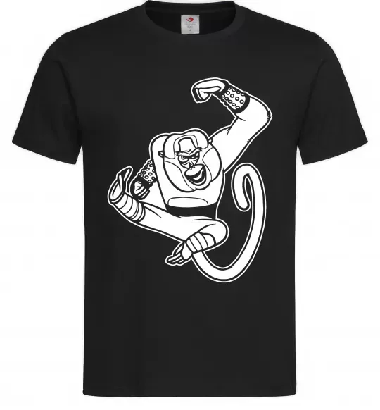 Чоловіча футболка Майстер Мавпа Чорний фото