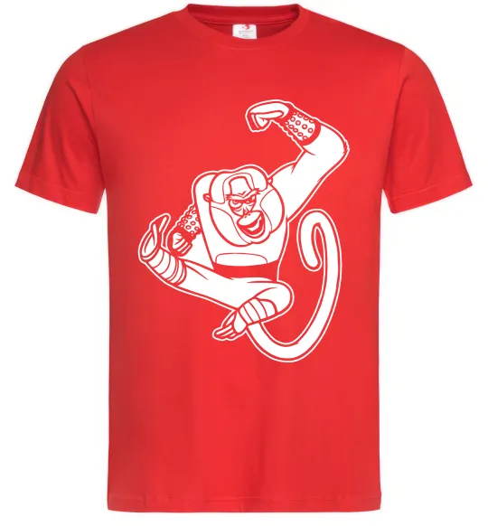 Чоловіча футболка Майстер Мавпа Червоний фото