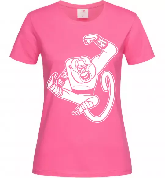Женская футболка Майстер Мавпа Ярко-розовый фото