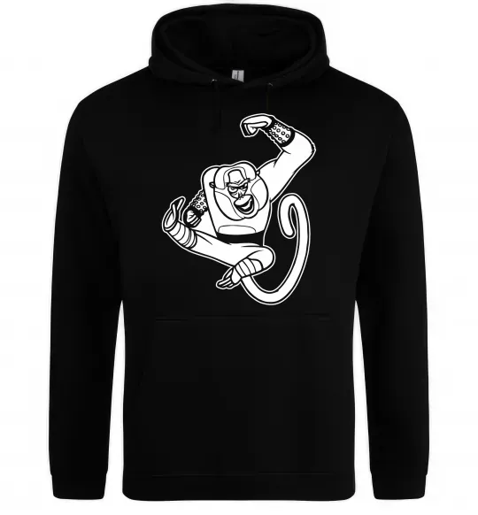 Чоловіча толстовка (худі) Майстер Мавпа Чорний фото