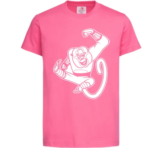 Детская футболка Майстер Мавпа Ярко-розовый фото